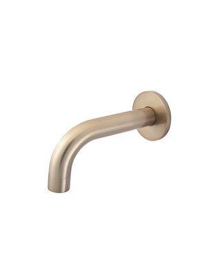 Meir Round Curved Spout 130mm Champagne Ms05-130-Ch - Burdens Plumbing