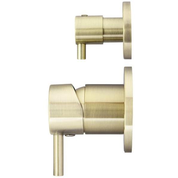 Meir Round Diverter Mixer - Tiger Bronze Gold - Burdens Plumbing