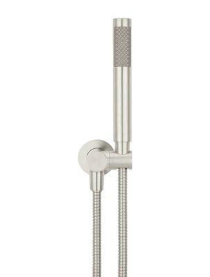 Meir Round Hand Shower On Swivel Bracket Brushed Nickel Mz06-R-Pvdbn - Burdens Plumbing