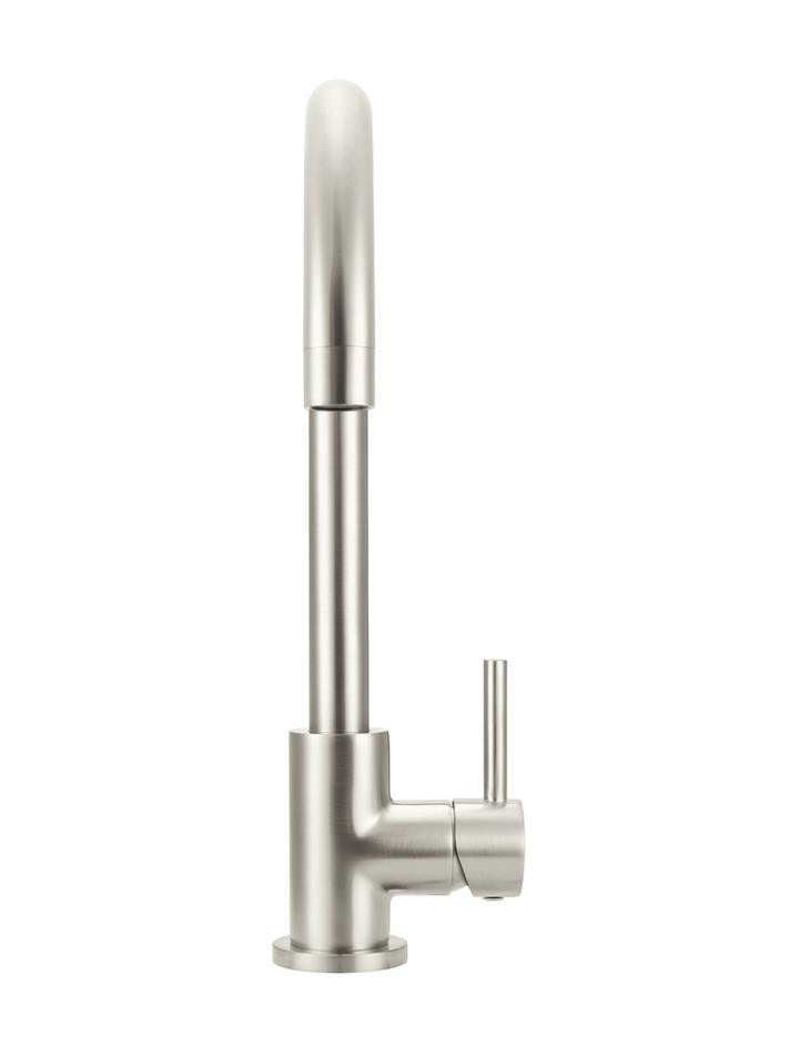 Meir Round Kitchen Mixer - Brushed Nickel - Burdens Plumbing