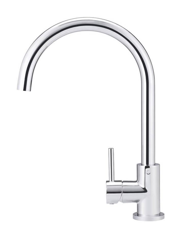 Meir Round Kitchen Mixer - Chrome - Burdens Plumbing