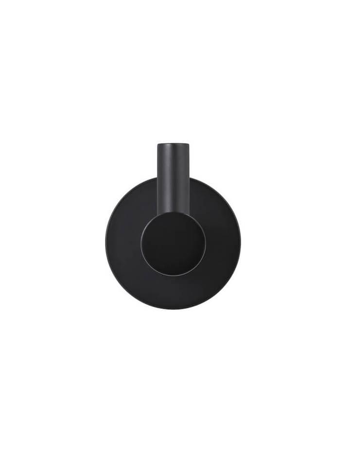 Meir Round Matte Black Robe Hook - Burdens Plumbing