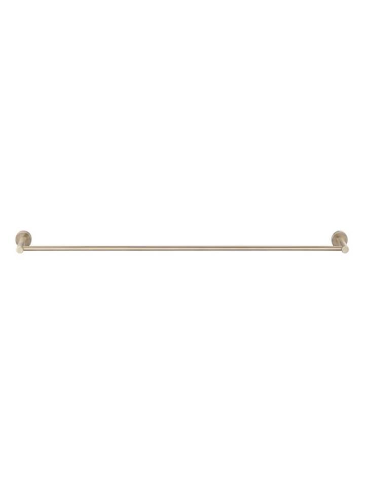 Meir Round Single Champagne Towel Rail 900mm - Burdens Plumbing