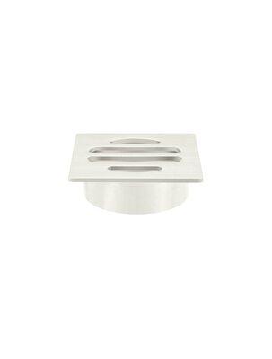 Meir Square Floor Grate Shower Drain 50mm Outlet Brushed Nickel Mp06-50-Pvdbn - Burdens Plumbing