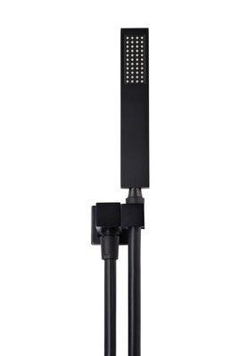 Meir Square Hand Shower On Swivel Bracket Matte Black Mz05 - Burdens Plumbing