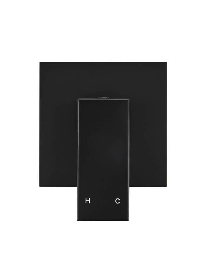 Meir Square Matte Black Wall Mixer - Burdens Plumbing