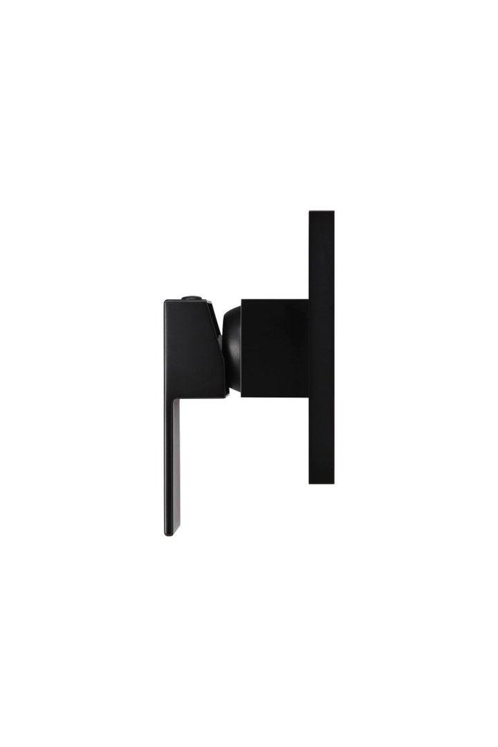 Meir Square Matte Black Wall Mixer - Burdens Plumbing