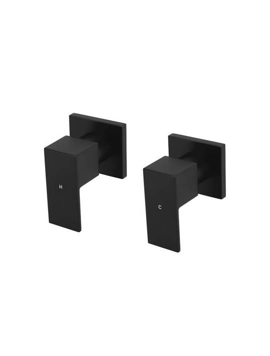 Meir Square Quarter Turn Wall Top Assembly Taps - Burdens Plumbing