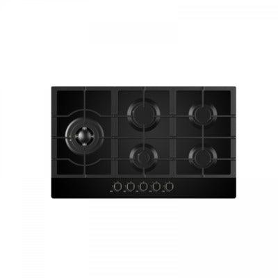 Midea 90Cm Black Glass Cooktop Cast Iron Pan Supports 90G50Me060Gft - Burdens Plumbing