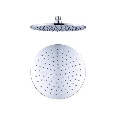 Nero 200mm Round Shower Head - Chrome - Burdens Plumbing