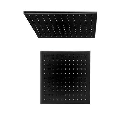 Nero 200mm Square Shower Head - Matt Black - Burdens Plumbing