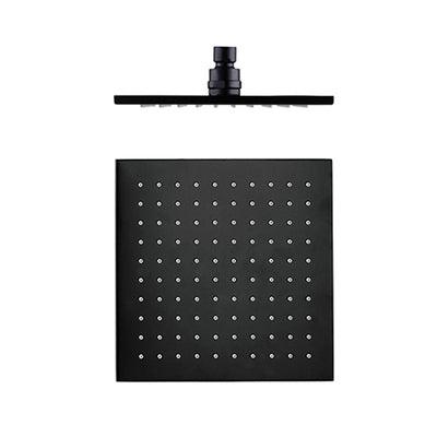 Nero 250mm Square Shower Head - Matt Black - Burdens Plumbing