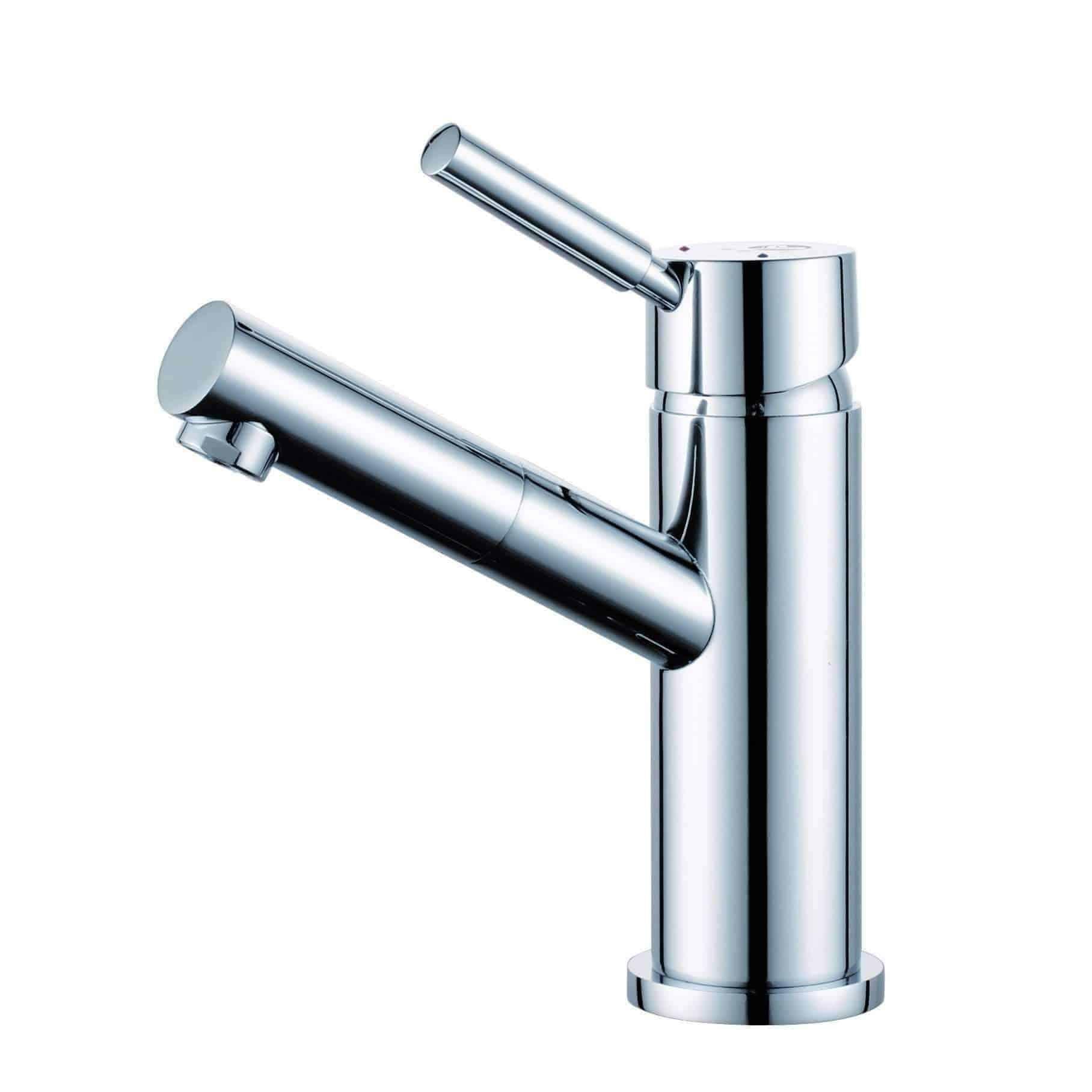 Nero Dolce Basin Mixer Angel Spout - Chrome - Burdens Plumbing