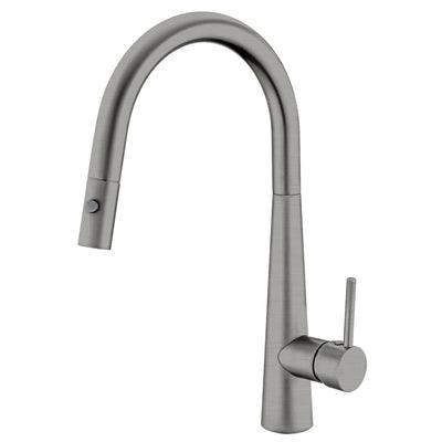 Nero Dolce Pull Out Sink Mixer With Vegie Spray Function - Gun Metal - Burdens Plumbing