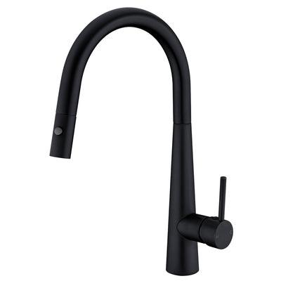 Nero Dolce Pull Out Sink Mixer With Vegie Spray Function - Matte Black - Burdens Plumbing