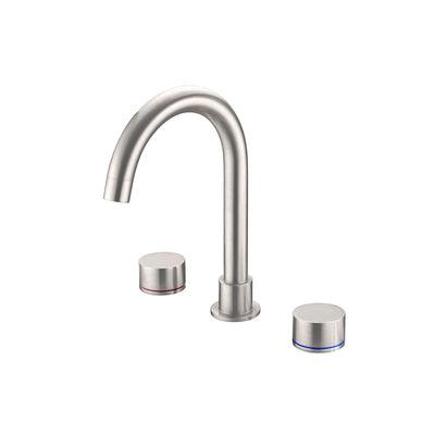 Nero Kara 3 Piece Basin Set - Brushed Nickel - Burdens Plumbing