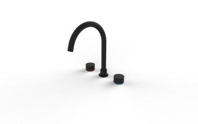 Nero Kara 3 Piece Kitchen Set - Matt Black - Burdens Plumbing