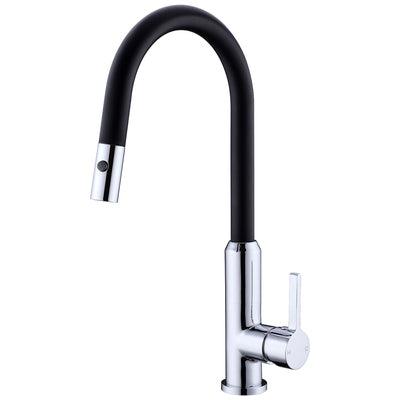 Nero Pearl Pull Out Sink Mixer With Vegie Spray Function - Matte Black - Burdens Plumbing