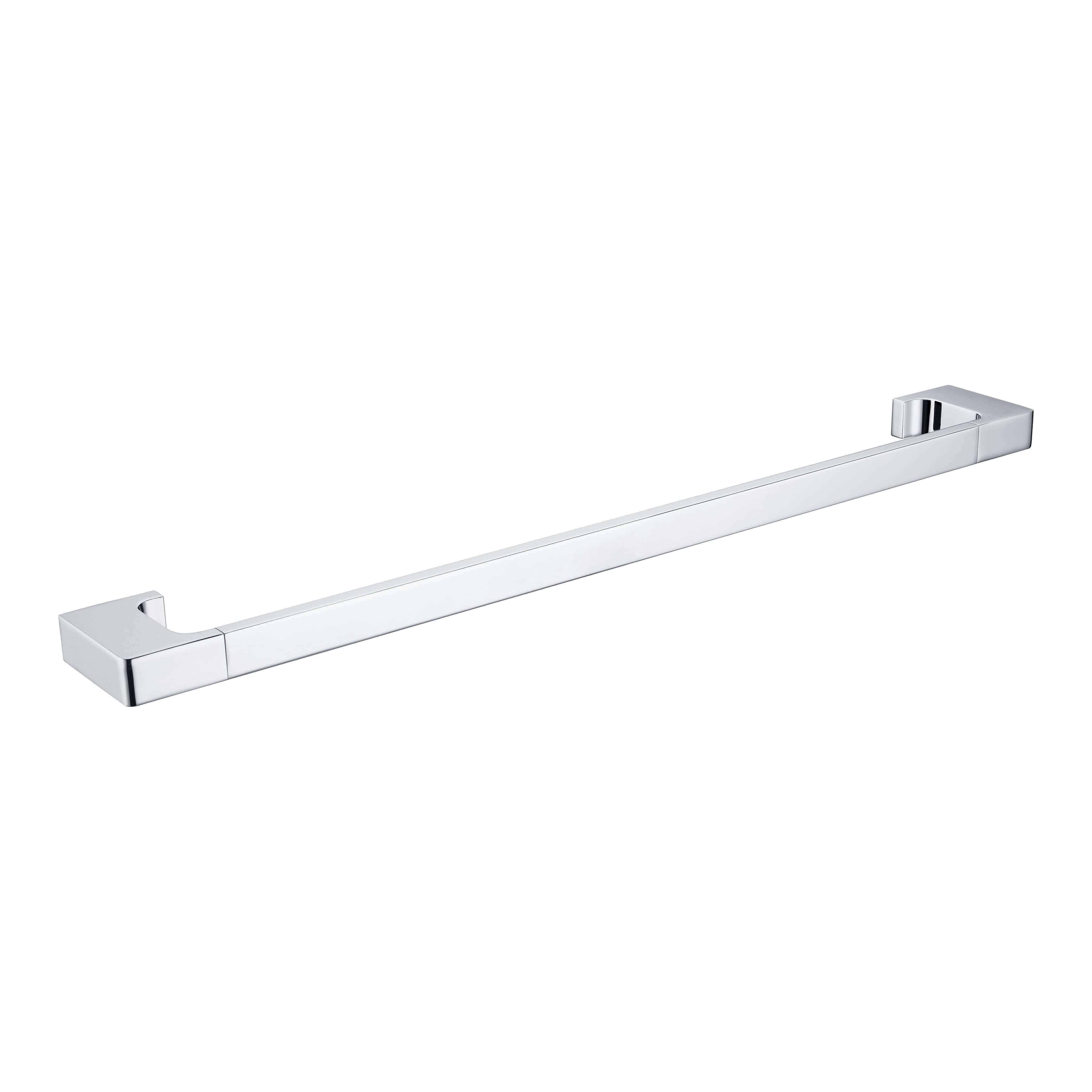 Nero Pearl/Vitra Single Towel Rail 600mm - Chrome - Burdens Plumbing