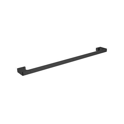 Nero Pearl/Vitra Single Towel Rail 800mm - Matt Black - Burdens Plumbing