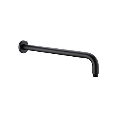 Nero Round Shower Arm - Matt Black - Burdens Plumbing