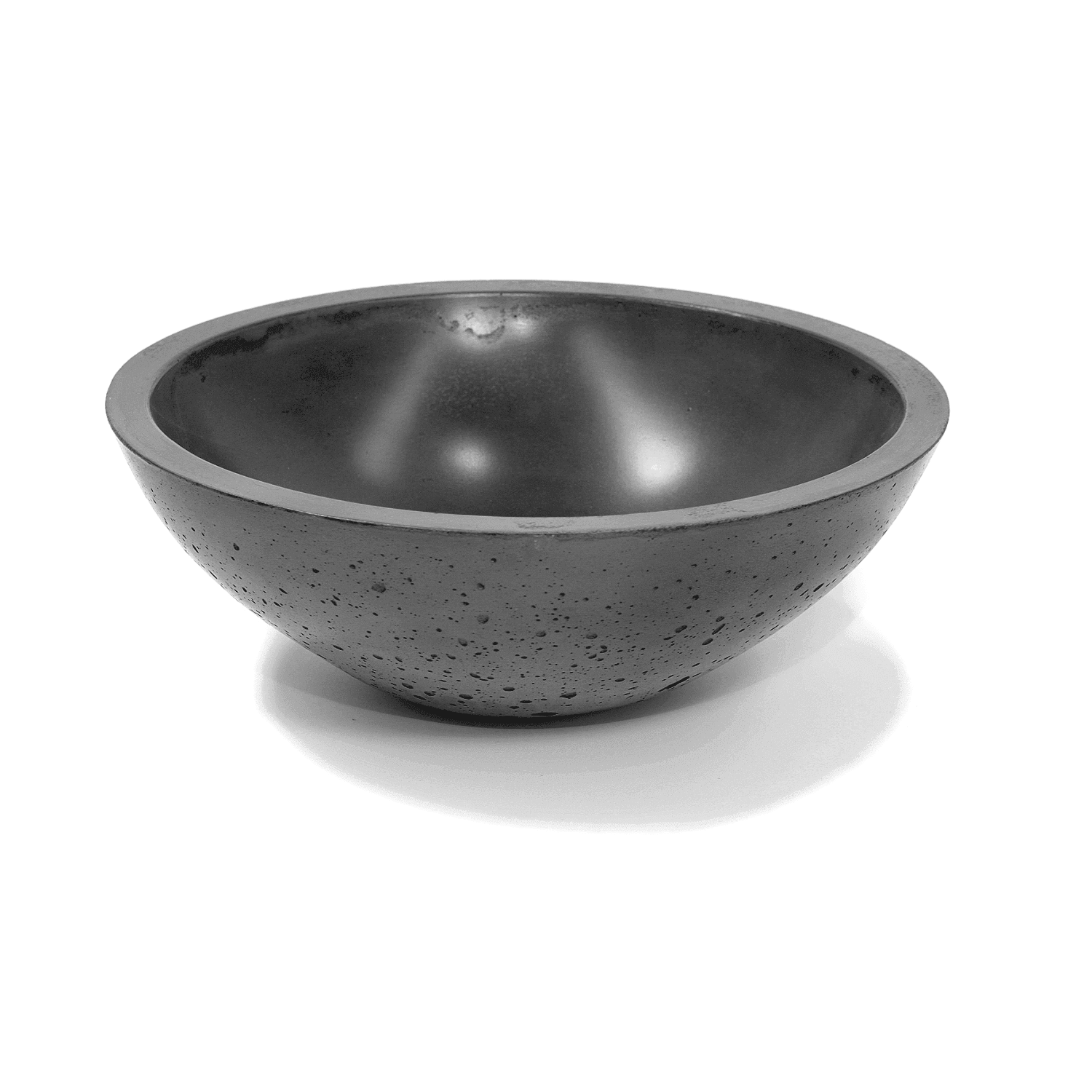 New Form Concrete Bowl Vessel Basin 440mm Diam X 155mm - Burdens Plumbing