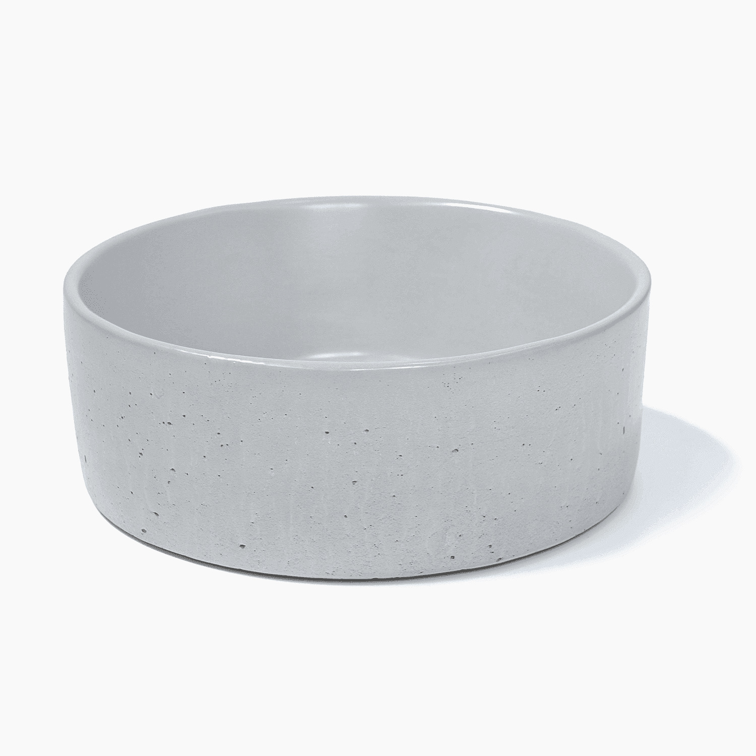 New Form Concrete Grand Round Vessel Basin 410mm Diam X 150mm - Burdens Plumbing