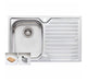 Oliveri Diaz Single Bowl Topmount Sink With R/H Drainer 1Th - Burdens Plumbing