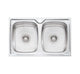 Oliveri Endeavour Double Bowl Topmount Sink 1Th - Burdens Plumbing