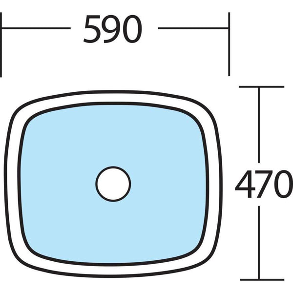 Oliveri Laundry 45L Undermount Tub Nth - Burdens Plumbing