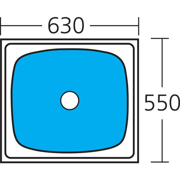 Oliveri Laundry 70L Tub Topmount Nth - Burdens Plumbing