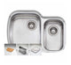 Oliveri Monet 1 & 1/2 R/H Bowl Undermount Sink - Burdens Plumbing