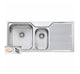Oliveri Nu-Petite 1 & 1/2 Bowl Topmount Sink R/H Drainer 1Th - Burdens Plumbing