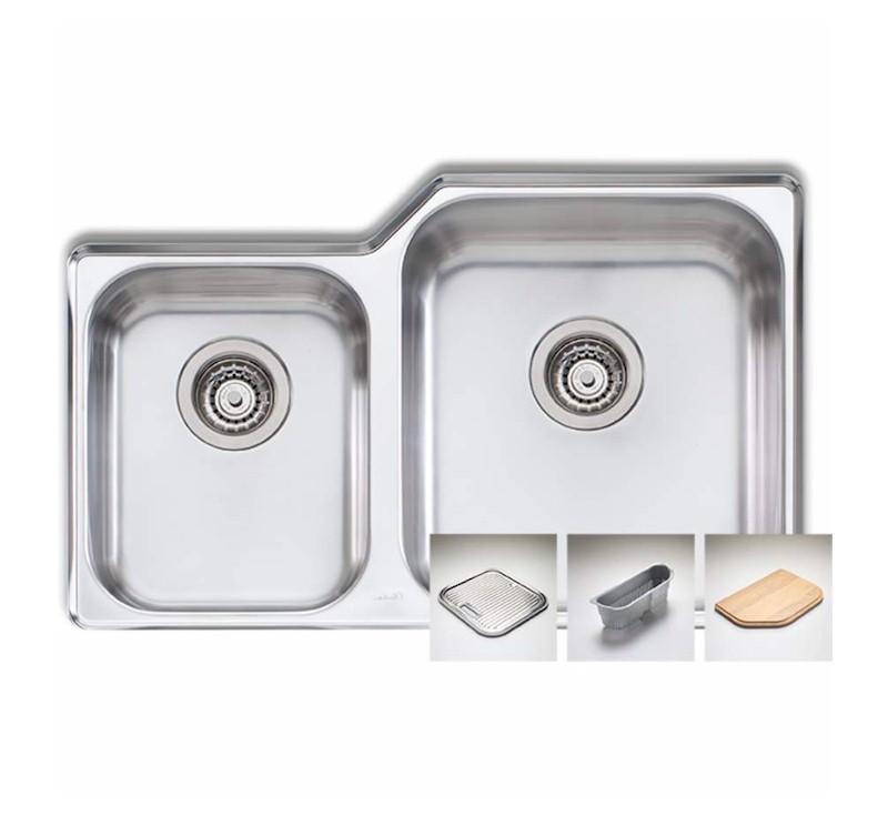 Oliveri Nu-Petite 1 & 3/4 L/H Bowl Undermount Sink Nth - Burdens Plumbing