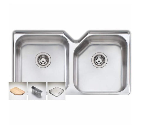 Oliveri Nu-Petite 1 & 5 Side R/H Bowl Undermount Sink Nth - Burdens Plumbing