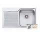 Oliveri Nu-Petite Single Bowl Topmount Sink L/H Drainer 1Th - Burdens Plumbing