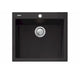 Oliveri Santorini Black Large Bowl Topmount Sink 1Th - Burdens Plumbing