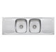 Oliveri Ultraform Double Bowl Topmount Sink Dbl Drainer 1Th - Burdens Plumbing