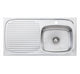 Oliveri Ultraform Single Bowl Topmount Sink L/H Drainer 1Th - Burdens Plumbing
