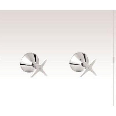 Ostar Lyn Wall Top Assemblies **Pair** Chrome - Burdens Plumbing