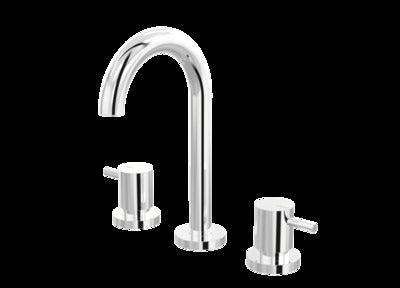 PAR LUGANO 3 BASIN SET CHROME (B22.011.1.01) - Burdens Plumbing