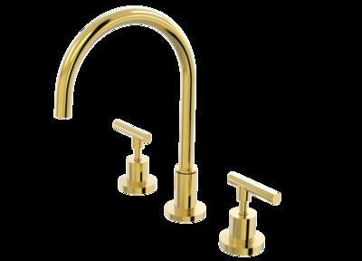 PAR PORTSEA LEVER HOB SPA SET GOLD (B29.061.3.11) - Burdens Plumbing