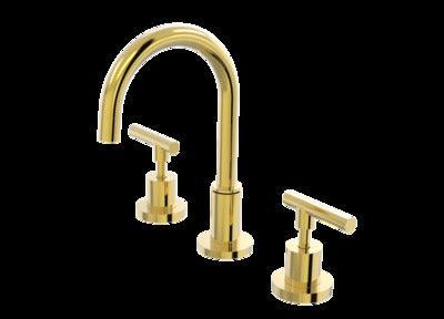 PAR PORTSEA LEVER SWIVEL BASIN SET GOLD (B29.011.3.11) - Burdens Plumbing