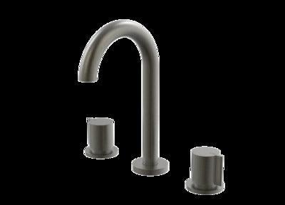 PAR Q BASIN SET SWIVEL VOLCANIC GREY - Burdens Plumbing