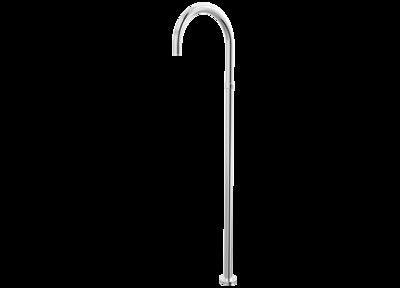 PAR TAPS LUGANO HOB BATH FILLER FIXED 230MM CHROME LUF02.30 (D22.052.1.01) - Burdens Plumbing