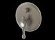 PAR TUDOR DIVERTOR MIXER ON PLATE GUN METAL - Burdens Plumbing