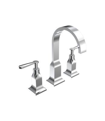 PARISI JAZZ LEVER BASIN SET WITH SPOUT JL.01-3H - Burdens Plumbing