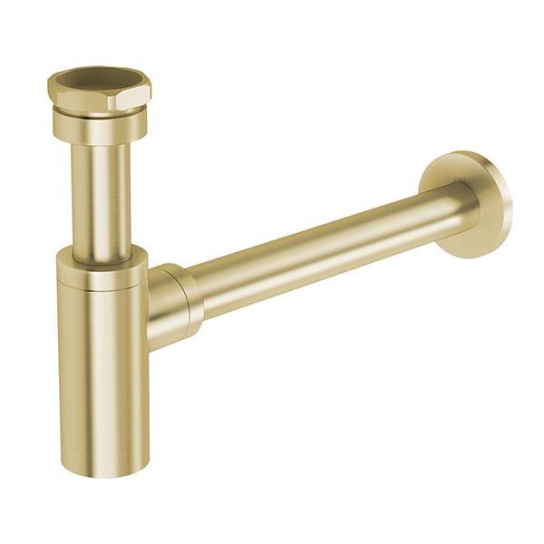 Phoenix 40mm Bottle Trap - Brushed Gold - Burdens Plumbing