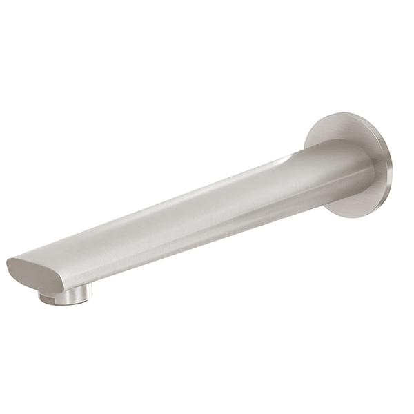 Phoenix Arlo Wall Bath Outlet 200mm Brushed Nickel - Burdens Plumbing