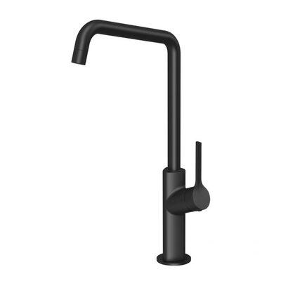 Phoenix Ester Sink Mixer 200Mm Squareline Matte Black 125-7330-10 - Burdens Plumbing